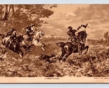Deer Hunting Painting By Gustav Eggena UNP UDB Postcard P6 - $12.42