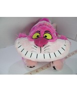 Disney Store Authentic Genuine Patch Stuffed Plush Bright Pink Cheshire ... - £14.62 GBP
