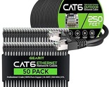 GearIT 50Pack 1.5ft Cat6 Ethernet Cable &amp; 250ft Cat6 Cable - £213.22 GBP