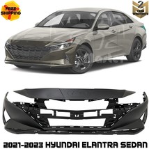 Front Bumper Cover Fascia Paintable for 2021-2023 Hyundai Elantra Sedan - £519.43 GBP