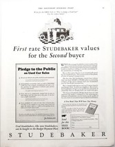 1927 Print Ad Studebaker Car Values for the Second Buyer South Bend,IN - £9.14 GBP