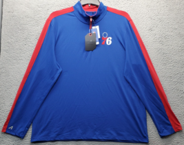 NBA Philadelphia 76ers Antigua Shirt Basketball Mens XL Multi Sports Qua... - $733.47 MXN
