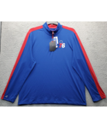 NBA Philadelphia 76ers Antigua Shirt Basketball Mens XL Multi Sports Qua... - $733.47 MXN