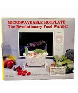 The Revolutionary Food Hotplate Microwaveable Warmer New Open Box - £6.56 GBP