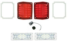 United Pacific LED Tail/Back-Up Light and Gasket Set 1970-1972 Chevy El Camino  - £150.09 GBP