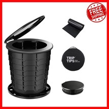 Portable Adjustable Height Toilet - Lightweight Folding Travel Potty for... - $1,183.32 MXN