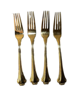 FB Rogers Golden Plated Electroplate American Chipendale Flatware 4 Dinn... - $14.03