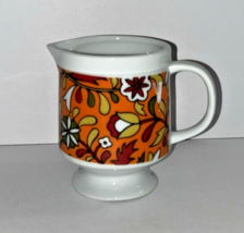 Vintage 1968 Holt Howard Floral Creamer 5 Oz, 3 1/4 Inch Tall 7247 - $19.62