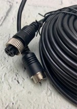 50FT 15M Car 4 Pin Aviation Video Extension Cable for CCTV Rearview Camera - $28.49