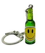 Handmade MOONSHINE SMILEY BOTTLE KEYRING fab GIFT BAG miniature KEYCHAIN... - $9.26