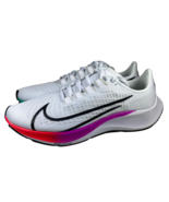 Nike Air Zoom Pegasus 37 Running Shoes White Black Multicolor BQ9646-103... - £78.18 GBP