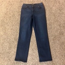 Lee Relaxed Fit Straight Jeans Womens 4 Medium 3051816 - $18.00