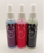 3 pc GROOVY BEAUTY WARM VANILLA, SUGAR CITRUS, &amp; SNIW BERRY BODY MIST 4 ... - $15.98