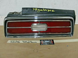 1974 Ford Galaxie 500 Left Driver Side Tail Light Lens Bezel Reverse Backup Trim - £79.61 GBP