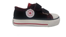 Canvas Sneakers Chuck Casual Shoes Black Red for Kids School Shoes US 12... - $15.26
