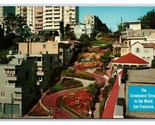 Lombard Street View San Francisco California CA UNP Chrome Postcard D21 - $1.93