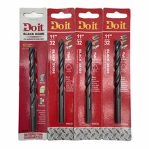 Do It Black Oxide Drill Bit For Drilling Metal Wood Plastic 11/32 In Pack of 4 - £30.85 GBP