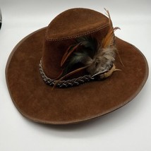 San Zeno Leather Handmade California Plainsman Leather Cowboy Boho Medium - $62.65
