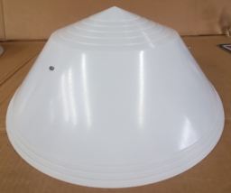 VINTAGE Large GE Art Deco Globe Lamp Shade Chandalier Hanging Pendant Co... - $120.27