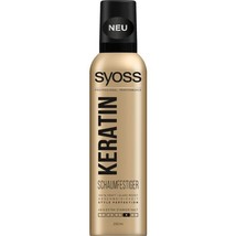 Syoss Keratin Hair Mousse -250ml-Made In Germany-FREE Shipping - £15.02 GBP