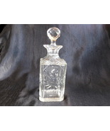Older Cut Crytal Decanter with Sun Design # 22192 - £35.43 GBP