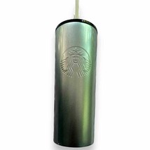 2022 Starbucks Green Ombre Stainless Steel Tumbler 16 oz Cold Cup NEW - £26.16 GBP