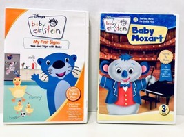 Disney&#39;s Baby Einstein Set Of 2 DVD&#39;s My First Signs &amp; Baby Mozart 10th Edition - £6.22 GBP