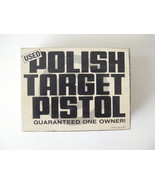 Vintage Backward Toy Gun - Polish Target Pistol w/Box - Gag Gift - Free ... - £18.00 GBP