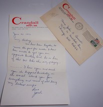 Vintage Crandall Motor Inn Wisconsin Dells Stationary &amp; Love Note To a W... - €2,61 EUR