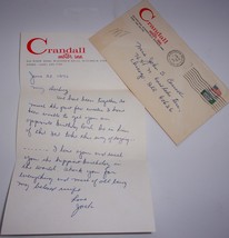 Vintage Crandall Motor Inn Wisconsin Dells Stationary &amp; Love Note To a W... - £2.39 GBP