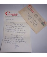 Vintage Crandall Motor Inn Wisconsin Dells Stationary &amp; Love Note To a W... - £2.37 GBP