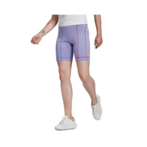 adidas Womens High-Waisted Bike Shorts Size X-Small Color Purple - £27.49 GBP