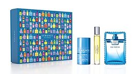 Versace Eau Fraiche Men 3 Pc Gift Set 3.4oz EDT Spray, 2.5oz Deodorant Stick, 0. image 2