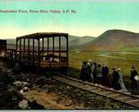Inspiration Point Southern Pacific Railway Nome River Valley AK DB Postc... - $19.75