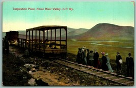Inspiration Point Southern Pacific Railway Nome River Valley AK DB Postcard D14 - £15.42 GBP