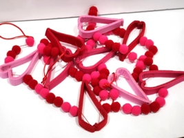 Valentines Day Heart Red Pink Felt Garland Home Decor 6FT - £15.50 GBP