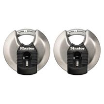 Master Lock M40XT Magnum 2-3/4 in. Wide Stainless Steel Discus Keyed Pad... - $32.66