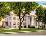 Leavenworth Contea Tribunale Casa Leavenworth Kansas Ks Unp Lino Cartoli... - $3.39