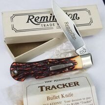 NEW 1990 vintage Remington USA bullet pocket knife R-1306 box LARGE neve... - $94.99