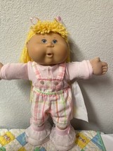 Vintage Cabbage Patch Kid Girl Play Along PA-10 Gold/Yellow Hair Gray Ey... - £129.30 GBP