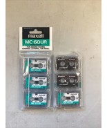 Lot Of 6- Maxell MC-60UR Microcassettes for Dictation / Answering Machines - £10.11 GBP