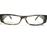 Gucci Eyeglasses Frames GG 2922 LFA Clear Brown Gray Horn Rectangular 51... - £130.62 GBP