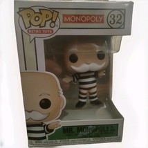 New Funko Pop! #32 Retro Toys Mr. Monopoly In Jail (Small Damage On Box) - $185.83 MXN