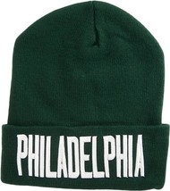 Philadelphia City Name Adult Size Winter Knit Cuffed Beanie Hat (Dark Gr... - $17.95
