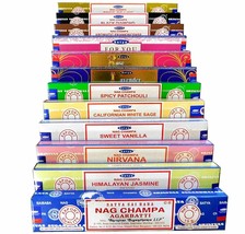 Satya Sai Baba Nag Champa AGARBATTI Assorted/Mixed Incense Sticks Fragrance 180g - £14.43 GBP