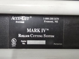 Accucut Mark IV Die Cutting Machine with Tray Quilting Teaching Crafting - £232.19 GBP