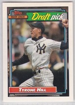 M) 1992 Topps Baseball Trading Card - Tyrone Hill #444 - $36.97 MXN