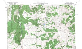 Fales Hot Springs Quadrangle California-Nevada 1956 Topo Map USGS 15 Min... - $16.89