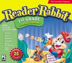 Reader Rabbit 1st Grade with Stickers (Jewel Case) - £10.77 GBP