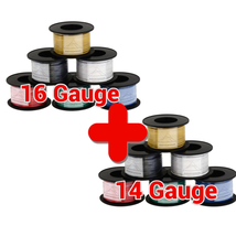 16 Gauge and 14 Gauge Wire Combo - 16Ga Is 6 Pack 100&#39; per Roll. (Total ... - £65.18 GBP